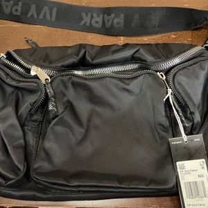ADIDAS IVY PARK FANNY PACK BLACK NWT GV006